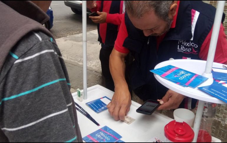 La organización sigue recabando afiliados. TWITTER@MexLibre_