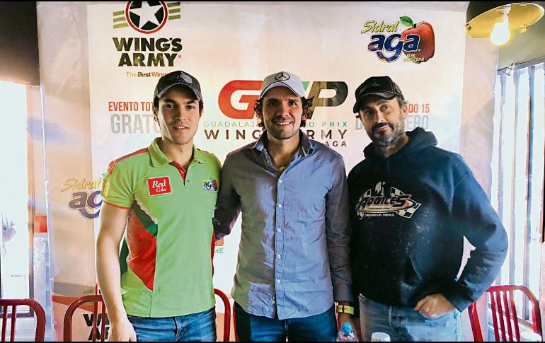 Protagonistas. Salvador de Alba, Rubén Rovelo y Michel Jourdain Jr., estuvieron presentes en la conferencia de prensa. ESPECIAL