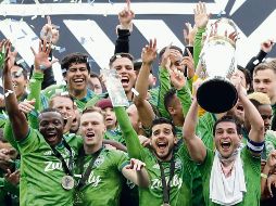 Seattle Sounders. Son los campeones vigentes de la Major League Soccer. AP