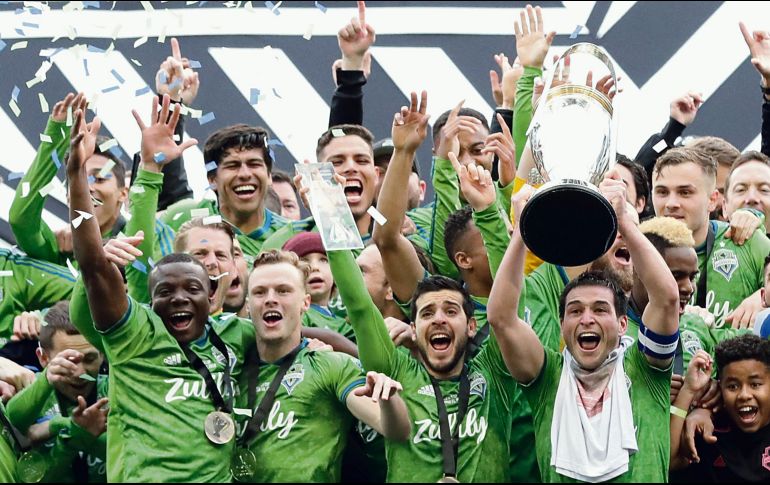 Seattle Sounders. Son los campeones vigentes de la Major League Soccer. AP