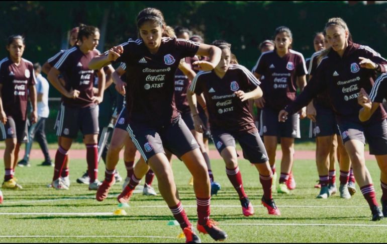 Por la hazaña. Las mexicanas tienen como objetivo amarrar su pase para la justa de Tokio 2020. TWITTER/@miseleccionmx