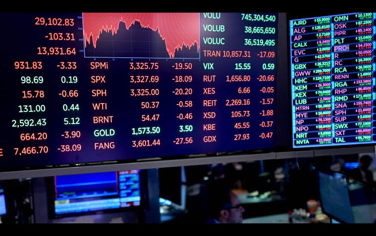 La publicación a la baja de algunos indicadores de actividad industrial en Europa afectó negativamente al IPC. AFP/J. Eisele