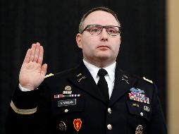 Citado por el Congreso a testificar, Vindman dijo que las acciones de Trump habían sido 