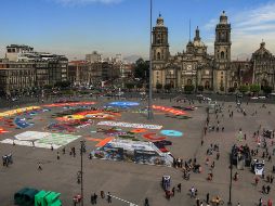 La pieza represena a Xico, un perro azteca de raza xolotzcuintle, y a las raíces de México y la hermandad entre los mexicanos. NTX/J. Lira
