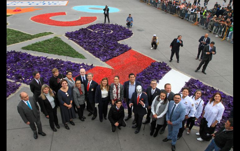La pieza represena a Xico, un perro azteca de raza xolotzcuintle, y a las raíces de México y la hermandad entre los mexicanos. NTX/J. Lira