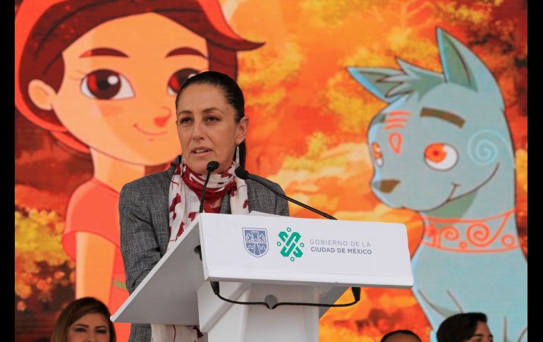 La pieza represena a Xico, un perro azteca de raza xolotzcuintle, y a las raíces de México y la hermandad entre los mexicanos. NTX/J. Lira