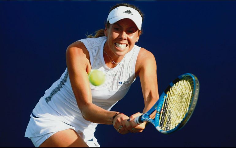 Giuliana Olmos. La mexicana perdió su juego de singles, pero en el dobles se repuso. ESPECIAL