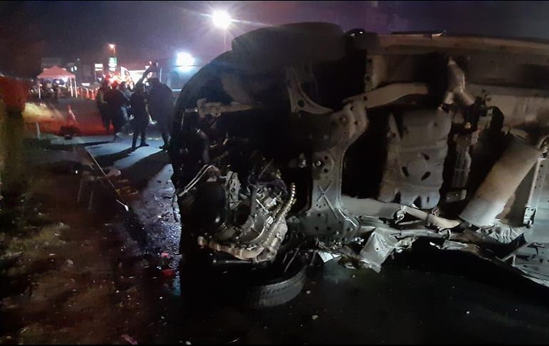 Las oficiales presentaron lesiones que las llevaron a un hospital, donde fueron valoradas por el cuerpo médico. TWITTER / @JaliscoVial