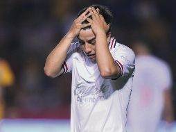 Triste. El Guadalajara sólo fue competitivo en la primera mitad y desapareció en la segunda. La reacción de Fernando Beltrán fue fiel reflejo del golpe que recibió el Rebaño. IMAGO7