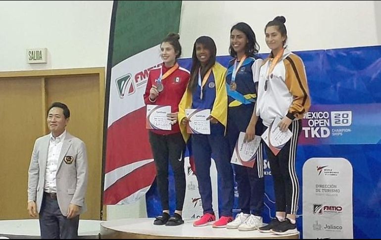 La tijuanense, que está en la selección nacional élite, ganó sus tres combates de la jornada. Facebook / Indebc_oficial