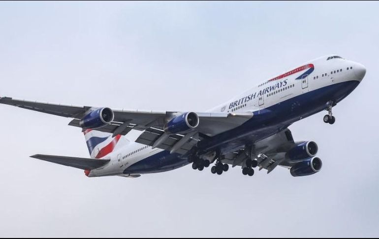 El vuelo llegó a Londres 80 minutos antes de lo previsto. GETTY IMAGES