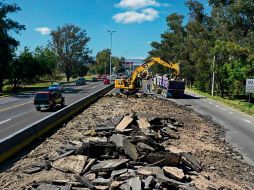 CIRCULACIÓN.  La intervención se lleva a cabo en el tramo de Santa Esther a 5 de Mayo. ESPECIAL