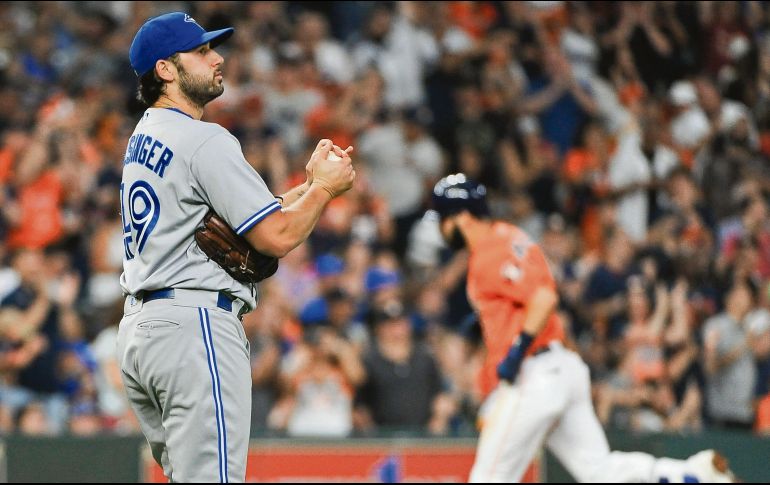La noche del adiós. Tras un juego en Houston, el ex relevista fue cortado y no volvió a Grandes Ligas.  AP