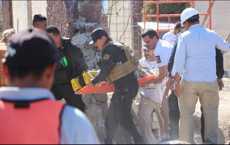 El hombre más grave quedó atrapado por las piernas. ESPECIAL / Bomberos de Tlajomulco