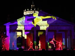 El Festival GDLuz comienza hoy como parte de las celebraciones por el 478 aniversario de la fundación de Guadalajara. Vista del ensayo de anoche. EL INFORMADOR/A. Camacho