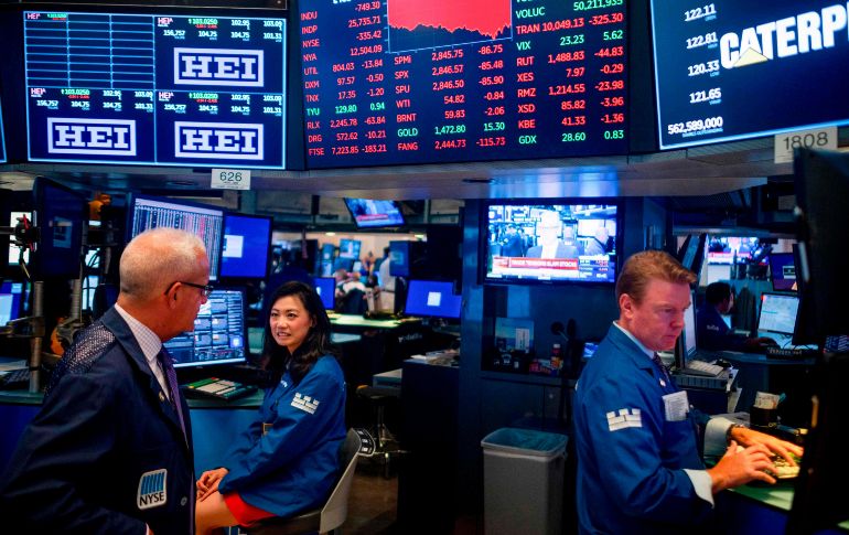 El Standard & Poor´s se ubica en tres mil 371.48 unidades. AFP / ARCHIVO