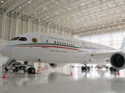 El avión presidencial fue adquirido por el gobierno de México en noviembre de 2012. UNOPS