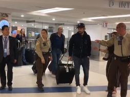 Rodolfo Pizarro ya llegó a Miami para reportar con su nuevo equipo. Captura video /  Twitter @TUDN.