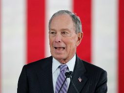 Mike Bloomberg en un evento hoy en Raleigh, Carolina del Norte. Bloomberg fue de los últimos candidatos en entrar en la carrera presidencial del Partido Demócrata. AP/G. Herbert