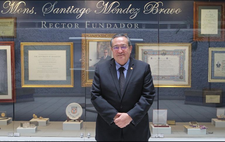 El rector de la Univa señala que 2019 fue un año de retos cumplidos para la institución. EL INFORMADOR/E. Barrera