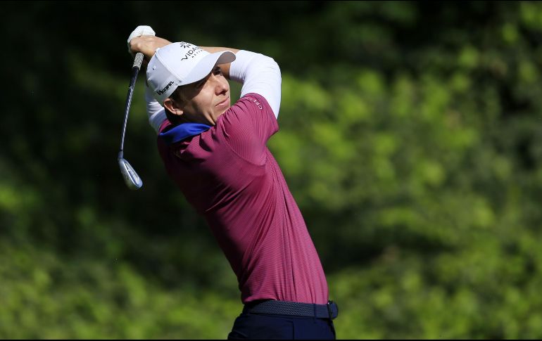 Carlos Ortiz tuvo una ronda de 70 golpes, uno abajo de par, en lo que contó con tres birdies y dos bogeys. AFP/C. Trotman