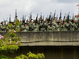 Venezuela tiene unos 365 mil efectivos militares; este sector es considerado el principal sostén de Nicolás Maduro. AP/M. Delacroix