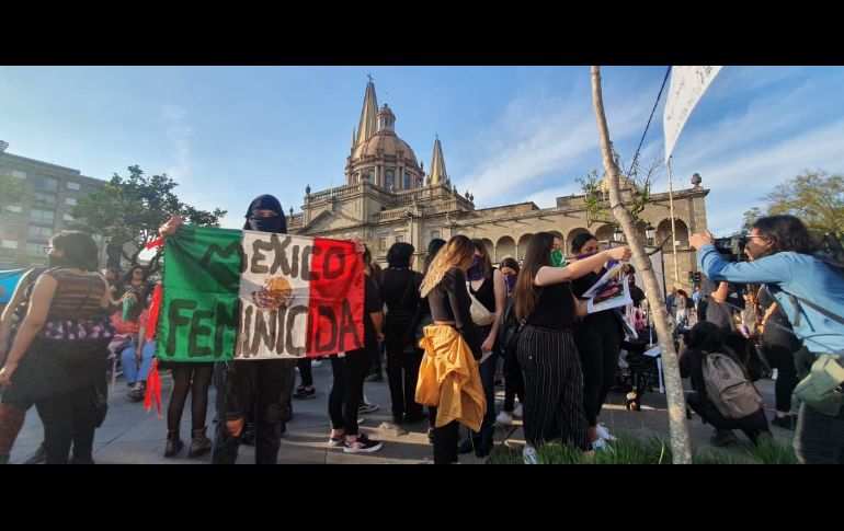 La protesta fue organizada por la asociación 