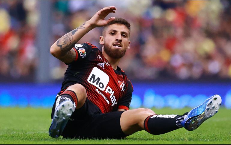 Los rojinegros siguen en el tobogán, y ayer cayeron frente al América. Ignacio Jeraldino lleva tres juegos sin marcar. IMAGO7/E. Sánchez