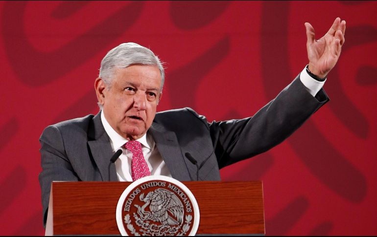 El Mandatario recuerda que en su administración no hay aumento de impuestos. EFE / J. Méndez