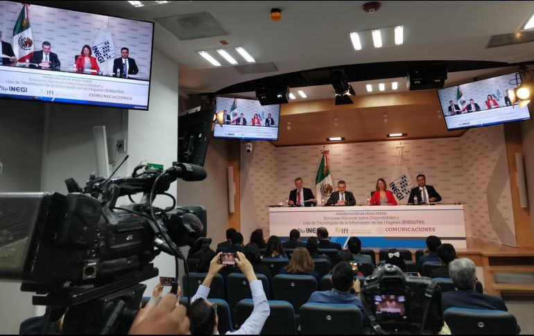 Este lunes, se presentaron los resultados de la Encuesta Nacional sobre Disponibilidad y uso de Tecnologías de la Información en los Hogares. TWITTER/@INEGI_INFORMA