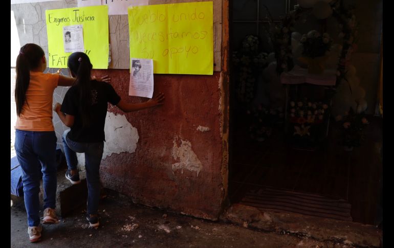 Amigos, vecinos y familiares de la niña se reúnen con pedidos de justicia ante la negligencia de las autoridades. NTX/P. Hidalgo