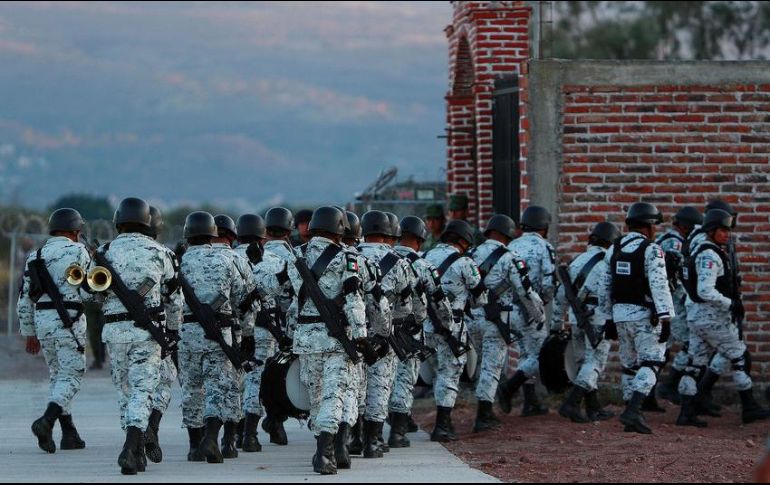 Luis Crescencio Sandoval indica que las instalaciones de los cuarteles de la Guardia Nacional son instalaciones con un modelo similar. NTX / ARCHIVO