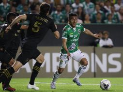 Ángel Mena mostró el por qué es uno de los referentes esmeraldas y anoche marcó el segundo tanto ante el club de la MLS. EFE/G. Becerra