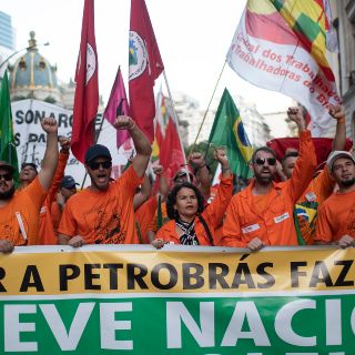 Más de 20 mil petroleros de Brasil retan orden judicial y se suman a una huelga