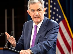 Jerome Powell, presidente de la Fed, ofrece una conferencia de prensa. EFE/ARCHIVO