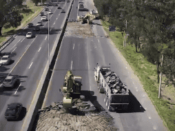 Se recomienda a los automovilistas tomar sus precauciones y atender la señalética instalada en la zona. TWITTER / @GobiernoJalisco