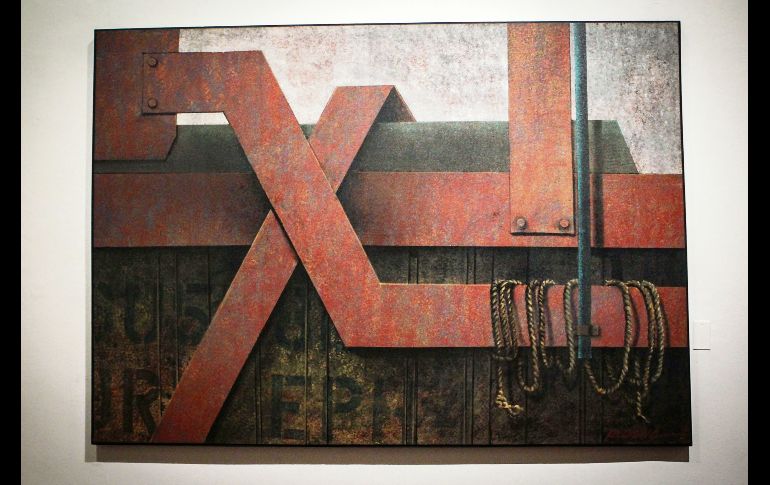 Geometría. Todas las piezas en exhibición pasaron por un proceso de limpieza a cargo del Museo Cabañas; recordó la directora Susana Chávez que el costo fue de 100 mil pesos. En la última sala de la exposición se pueden apreciar piezas de ensamblajes, que en la época de los años 90 adoptaron una forma muy arquitectónica e industrial para generar distintos elementos geométricos. EL INFORMADOR/E. Barrera