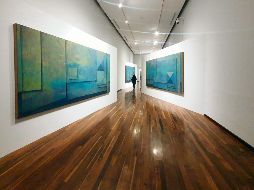 Estilo. El geometrismo abstracto es la corriente que desarrolló Aldana en parte de su actividad artística en piezas de formatos grandes y cromáticos que hablan de una modernidad en su visión y concepción del arte. El público podrá apreciar la muestra hasta el 19 de abril del 2020. EL INFORMADOR/E. Barrera