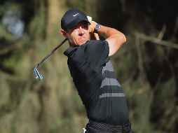 Favorito. McIlroy firmó una tarjeta de seis bajo par después del primer día de acción en la Ciudad de México. AFP