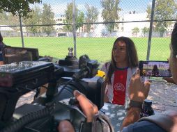 Antes de llegar al Rebaño en diciembre pasado en calidad de refuerzo estrella, María jugaba para el Chicago Reds Star de Estados Unidos. TWITTER / @ChivasFemenil