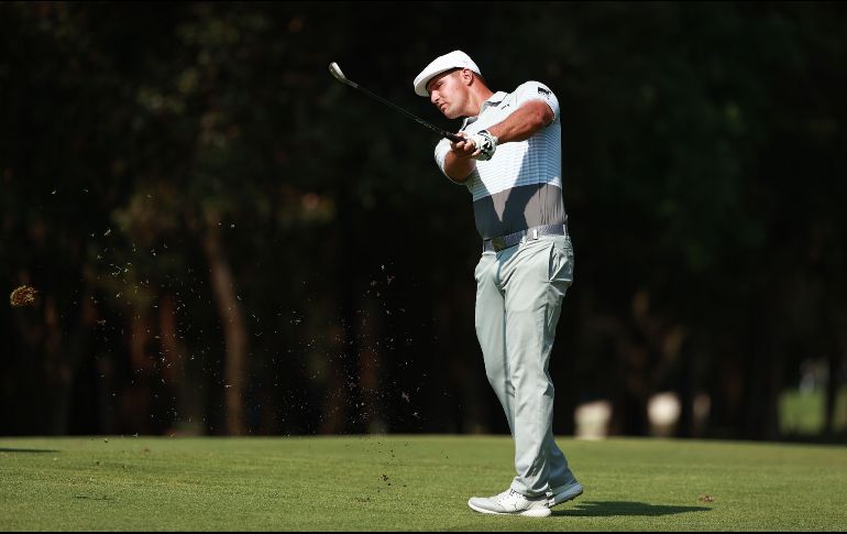 DeChambeau tuvo un recorrido casi perfecto de 63 golpes, ocho abajo de par. AFP/H. Vivas