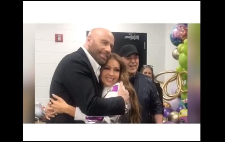 El empresario Tommy Mottola comparte las imágenes en su cuenta de Instagram. INSTAGRAM / thalia