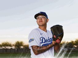 Julio Urías será el cuarto pitcher de la rotación abridora de los Dodgers. ESPECIAL