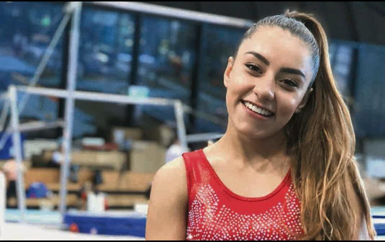 Positivo. La gimnasta jalisciense fue la única competidora de América en esta fecha en Melbourne. INSTAGRAM/@ahtizirisandoval1