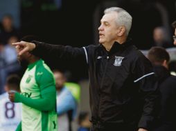 PENÚLTIMOS. El Leganés de Javier Aguirre sigue con  el agua hasta el cuello. EFE