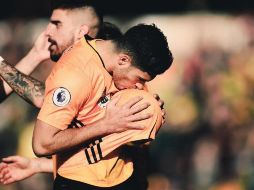 Jiménez llegó a 12 dianas durante la temporada en la Premier League y continúa contribuyendo al buen paso de los Wolves. TWITTER / @WolvesEspanol