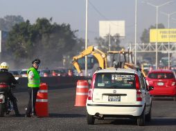 Este fin de semana también se intervendrá el paso a desnivel de Periférico y Acueducto para trabajar en laterales. ESPECIAL