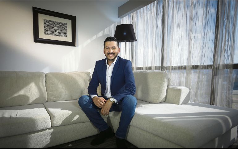 Luis Ángel Franco. El cantante, emocionado por la buena recepción por parte del público que ha logrado con el tema “Reflexión”. EL INFORMADOR/F. Atilano