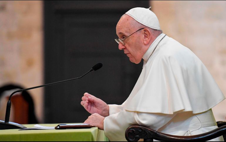 Francisco desea ante todo que se haga justicia ante la oleada de denuncias en México contra los Legionarios de Cristo. AFP /