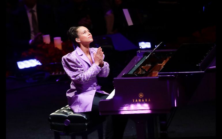 Alicia Keys fue una de las participantes en el homenaje. AP / M. Sanchez